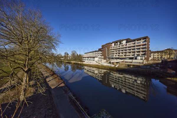 Langwied Foundation, nursing home, modern architecture, concrete architecture, Saar River,