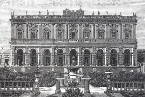 Villa Albani, also known as Villa Albani-Torlonia, on Via Salaria for Cardinal Alessandro Albani,