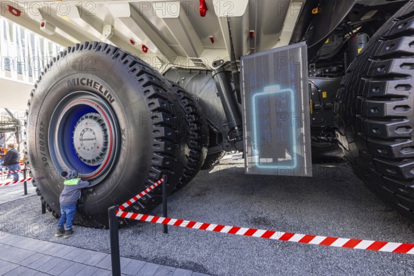 Liebherr T 264, battery-electric and autonomous mining truck, designed for a payload of 240 tonnes.