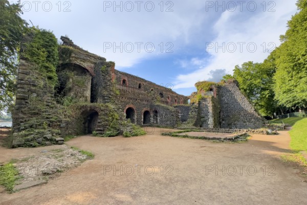 Ruins of the imperial palace of Emperor Frederick I Barbarossa, built in the Middle Ages around
