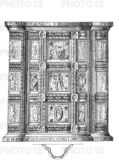 Religious objects of worship, ambo, in Orthodox, Catholic and Lutheran churches the raised place