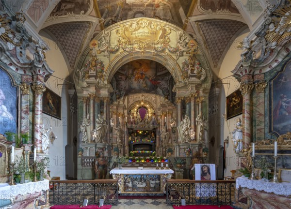 Holy Sepulchre, painted around 1767 by the painter Johann Joachim Pfaundler, St Donatus Church,