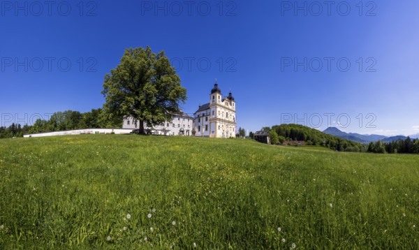 Maria Plain pilgrimage church, baroque church, Bergheim near Salzburg, Flachgau, Salzburger Land,