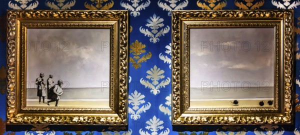 Banksy - Bombin Middle England, criticism of the middle class of England and its values, 2008,