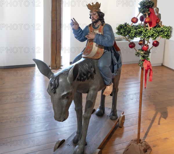 Baroque palm donkey, around 1700, Museum im Kornhaus, Hauptstr. 40, Bad forest lake,