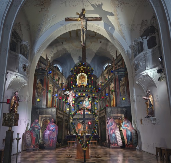 Holy Sepulchre created around 1800, St Michael's Parish Church, Kirchstr. 15, Aschau, Chiemgau,
