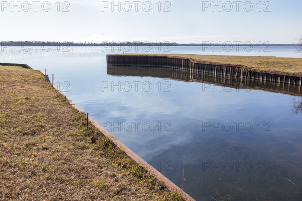View of Lake Seminole from the Corps of Engineers Eastbank Campground near the Florida state line