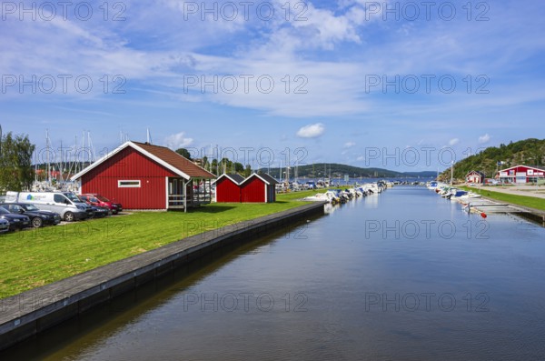 Maritime living and harbour ambience in the village of Henan on Orust, Bohuslän, Västra Götalands