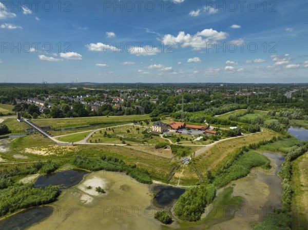 Dortmund, Castrop-Rauxel, North Rhine-Westphalia, Germany - River renaturalisation, renaturation of