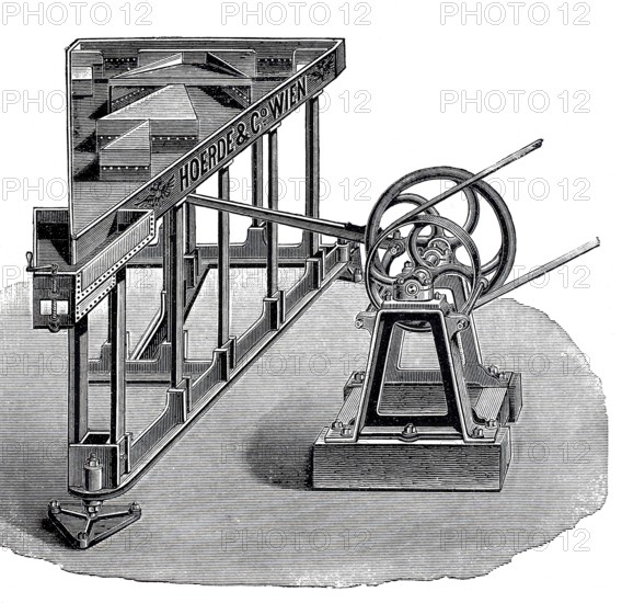 Milling plant, mill, stone separating machine for grain by Boerde & Company, digitally improved