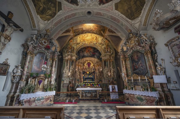 Holy Sepulchre, painted around 1767 by the painter Johann Joachim Pfaundler, St Donatus Church,
