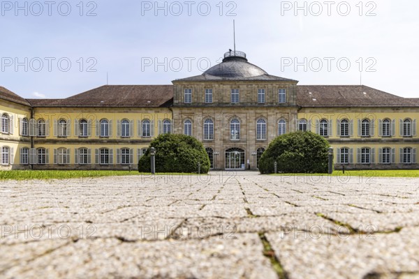 Hohenheim Palace. Campus of the University of Hohenheim. Stuttgart, Baden-Württemberg, Germany