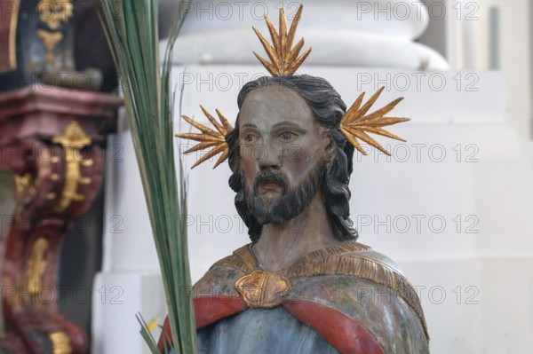 Palmesel, detail, in the Basilica of St Alexander and St Theodor, Sebastian-Kneipp-Straße 1,