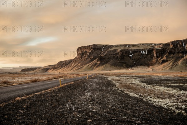 Ring Road, Mountains, Southern Iceland, Sunset, Winter, Cold, Iceland* Ring Road, Mountain Range,