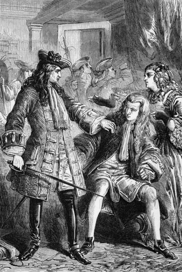 The arrest of the Swedish ambassador Count Carl Gyllenborg in 1715 for his involvement in the