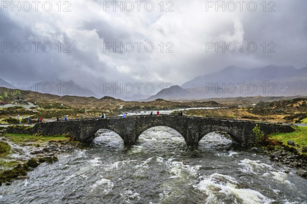 Sligachan Old Bridge, Isle of Skye, Scotland, UK