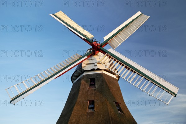 Windmill Föhr-Wrixum, mill in the municipality of Wrixum on the North Frisian island of Föhr,