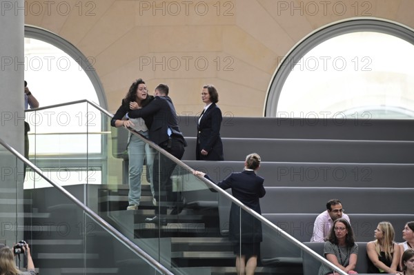 During the questioning of Foreign Minister Wadephul (CDU) on the Middle East, Israel and Gaza, a
