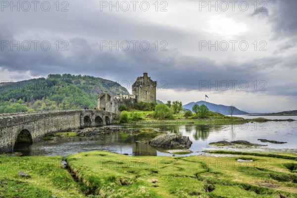 Eilean Donan Castle, Loch Duich, Isle of Skye, Highlands, Scotland, UK
