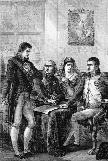 Ferdinand VII of Spain surrendered his crown to Emperor Napoleon on 6 May 1808. Napoleon then kept
