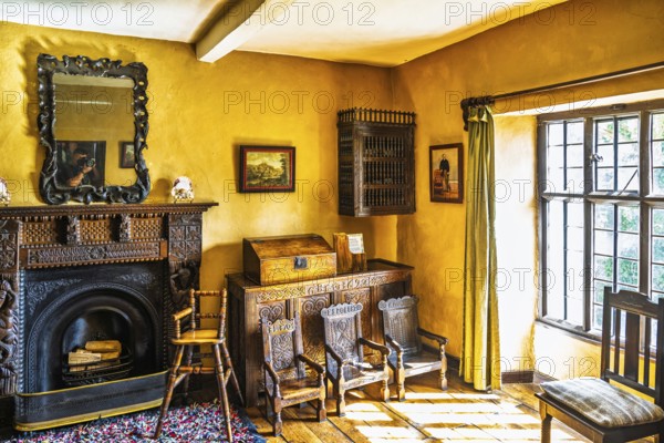 Townend house, National Trust, Troutbeck, Windermere, Lake District, Cumbria, England, United