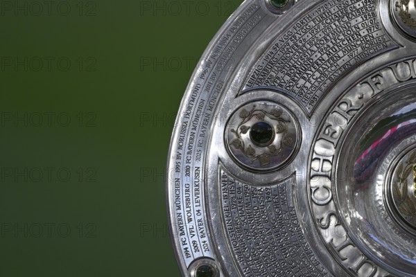 Bundesliga Meisterschale, cup, trophy, detail, close-up, only one place left for 2026, Allianz