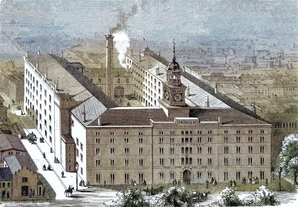 G. W. Gail & Ax's Tobacco Works Baltimore, tobacco factory, Gail'sche Zigarrenfabrik, also Georg