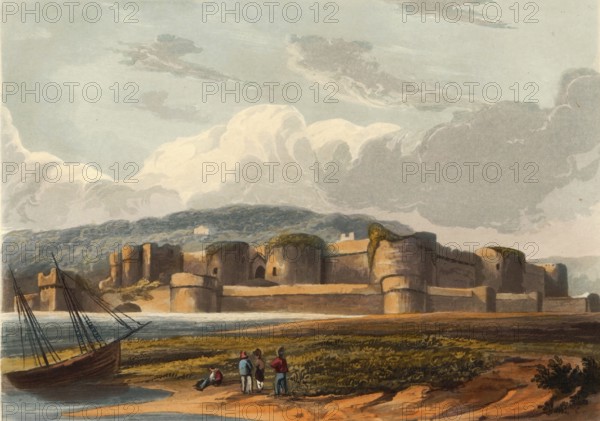 Beaumaris Castle, ruins of a castle in the village of the same name on the island of Anglesey in