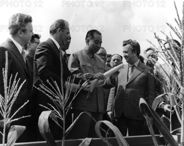 Huo Guo Feng, successor to Mao Zedong, Chairman of the Central Committee of the Communist Party of