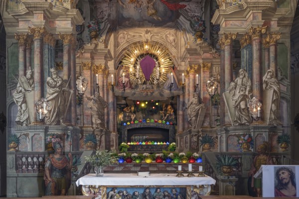 Detail of the Holy Sepulchre, painted around 1767 by the painter Johann Joachim Pfaundler, St