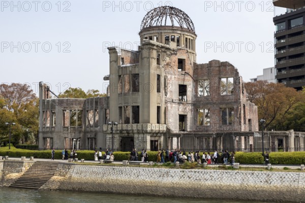 Ruins of the Atomic Bomb Dome, landmark, UNESCO World Heritage Site, peace memorial and memorial to