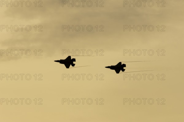 Lockheed Martin F-35 Lightning II fighter two military aircraft of the United States air force USAF