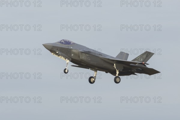 Lockheed Martin F-35 Lightning II fighter military aircraft of the United States air force USAF in