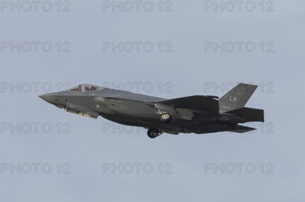 Lockheed Martin F-35 Lightning II fighter military aircraft of the United States air force USAF