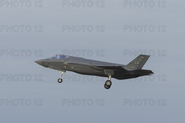 Lockheed Martin F-35 Lightning II fighter military aircraft of the United States air force USAF in