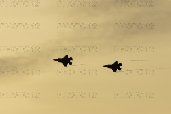 Lockheed Martin F-35 Lightning II fighter two military aircraft of the United States air force USAF