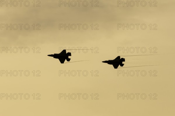 Lockheed Martin F-35 Lightning II fighter two military aircraft of the United States air force USAF