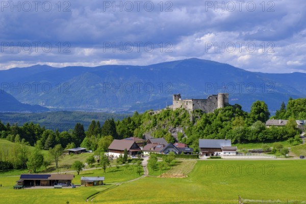Finkenstein castle ruins, Burgarena Finkenstein, Altfinkenstein, Finkenstein am Faaker See,