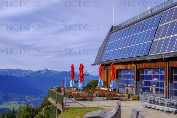 Mountain station, Wankbahn, am Wank, Garmisch-Partenkirchen, Werdenfelser Land, Upper Bavaria,