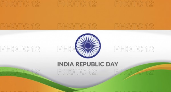 This image features the Indian flag with the text India Republic Day displayed, symbolizing