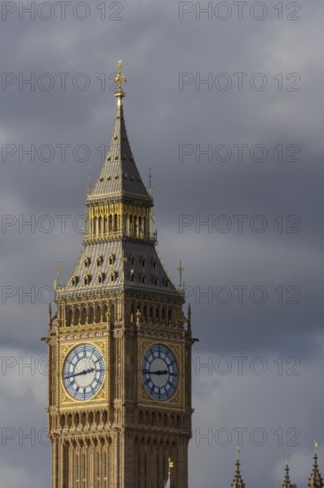 Big Ben or The Elizabeth Tower clock tower of the Palace of Westminster or Houses of Parliment,