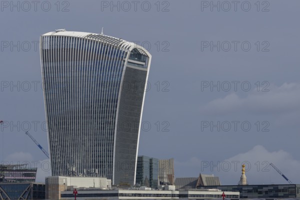 Fenchurch Building or The Walkie Talkie office skyscraper building, City of London, England, United