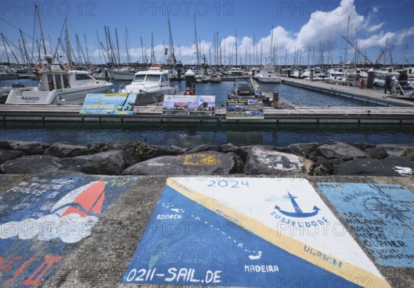 Marina of Ponta Delgada, SÃ£o Miguel, Azores, Portugal