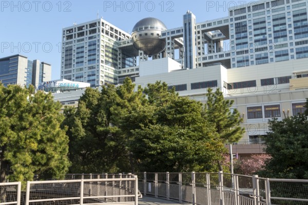 Architecture, Fuji Broadcasting Centre, Odaiba, Minato City, Tokyo, Japan