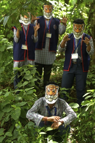 Agartala, Tripura, India, 29-07-2025: Students of NSS (National Service Scheme) unit from Mahatma