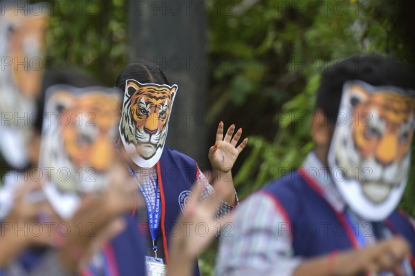 Agartala, Tripura, India, 29-07-2025: Students of NSS (National Service Scheme) unit from Mahatma