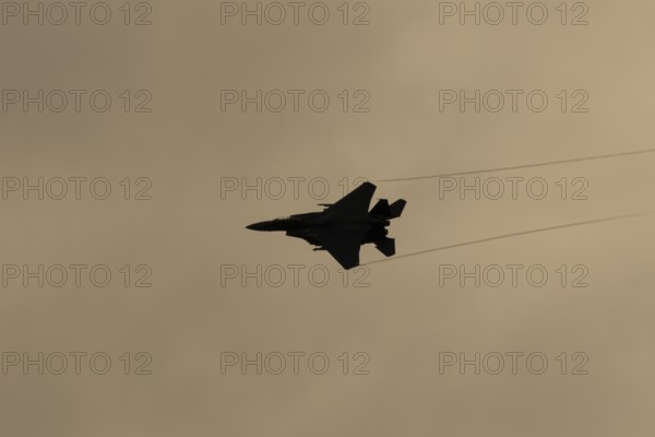 McDonnell Douglas F-15E Strike Eagle fighter military aircraft of the United States air force USAF