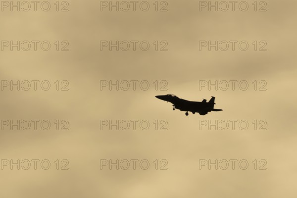 McDonnell Douglas F-15E Strike Eagle fighter military aircraft of the United States air force USAF