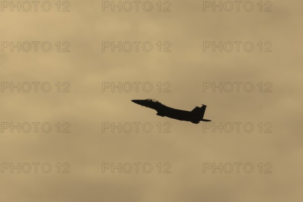 McDonnell Douglas F-15E Strike Eagle fighter military aircraft of the United States air force USAF