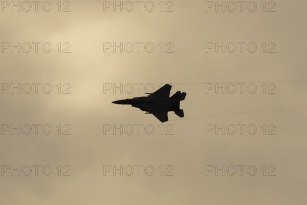 McDonnell Douglas F-15E Strike Eagle fighter military aircraft of the United States air force USAF